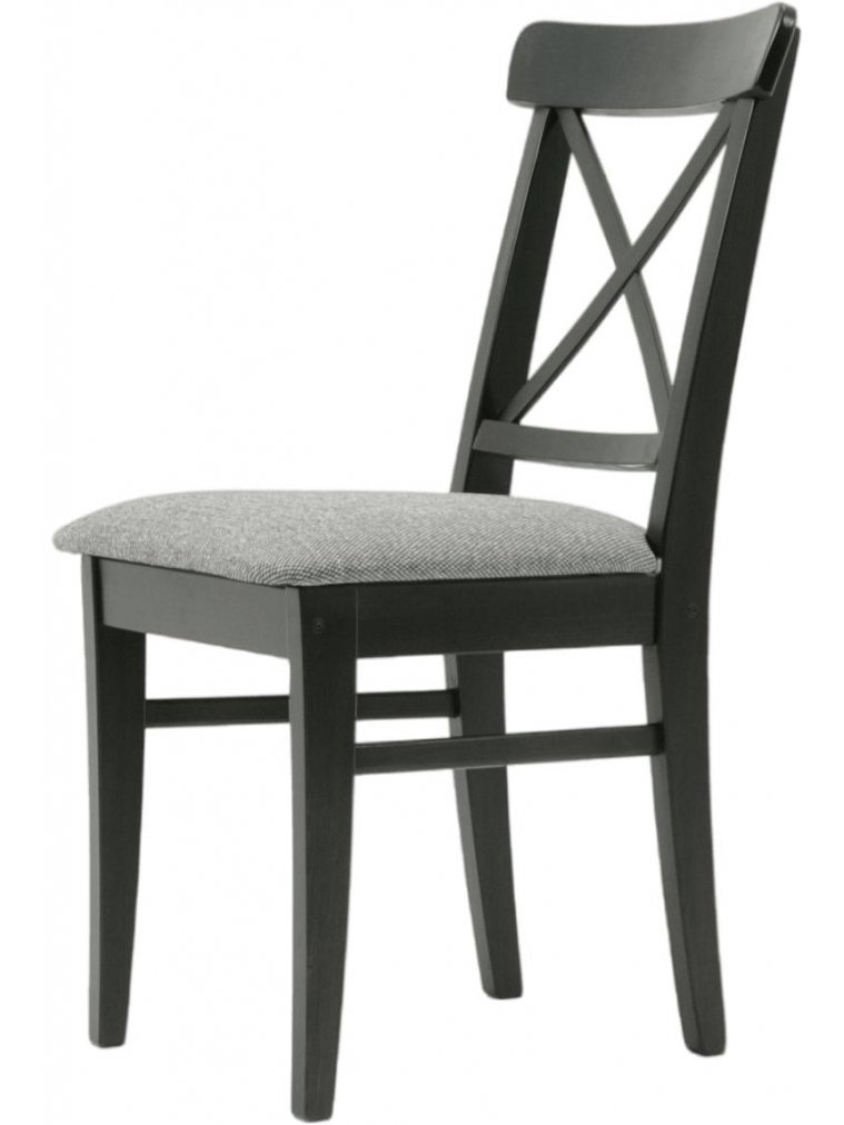 Деревянный стул Ингольф ПМ черный / графит