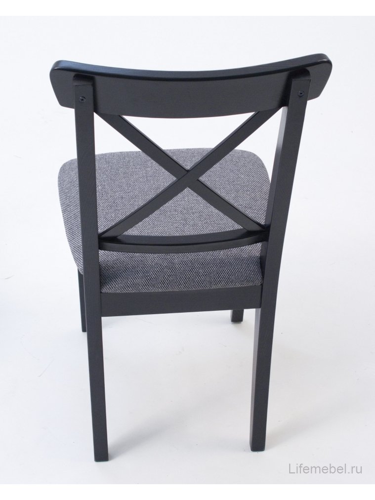 Деревянный стул Ингольф ПМ черный / графит
