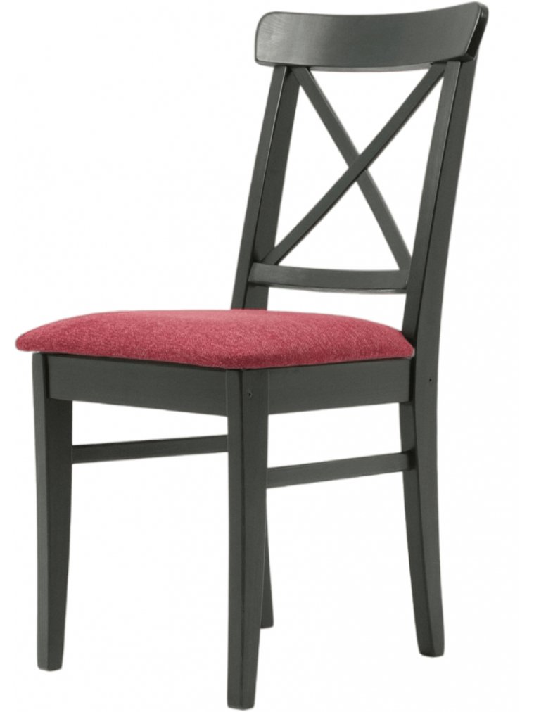 Деревянный стул Ингольф ПМ черный / красный