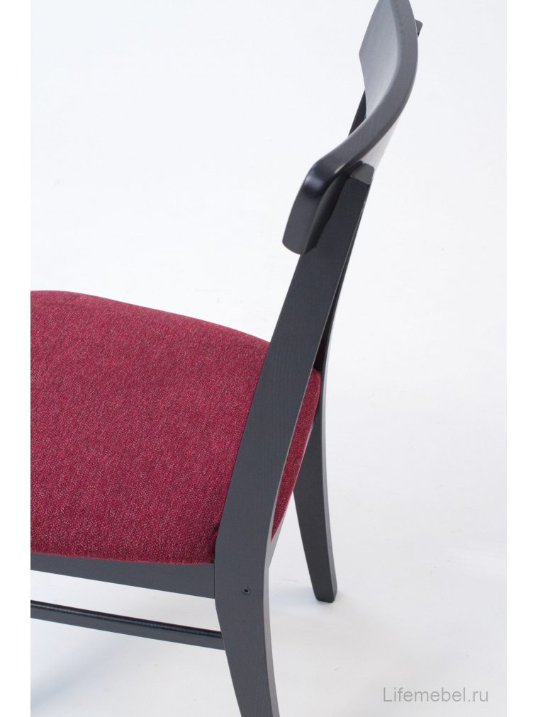 Деревянный стул Ингольф ПМ черный / красный