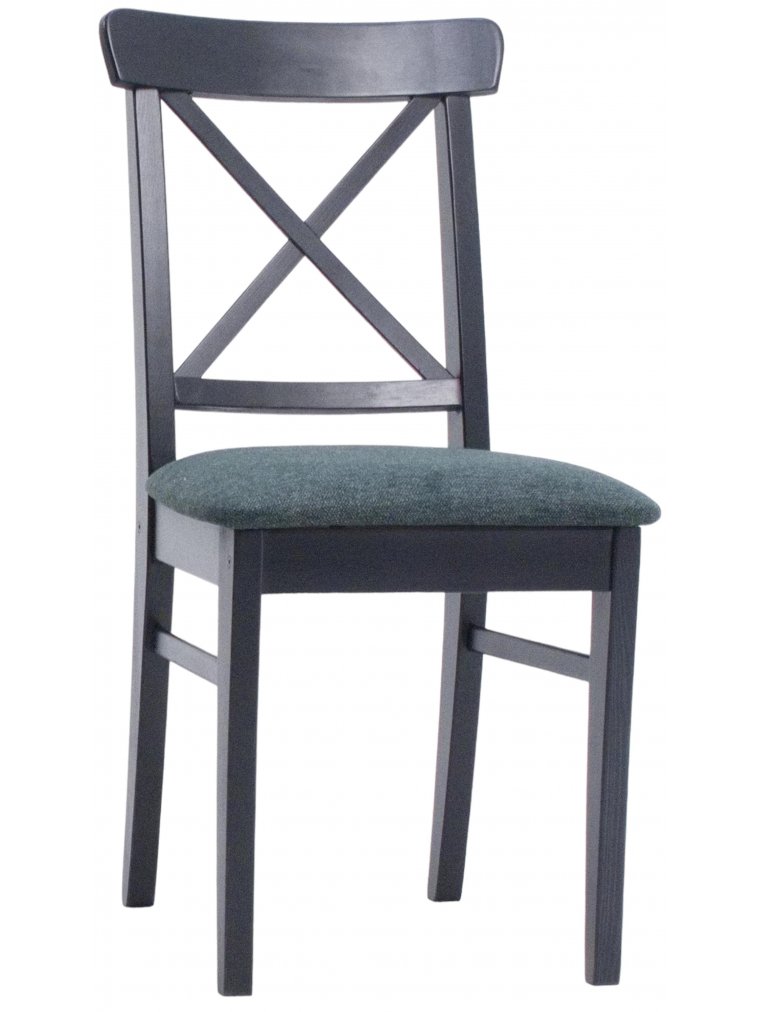 Деревянный стул Ингольф ПМ черный / зеленый