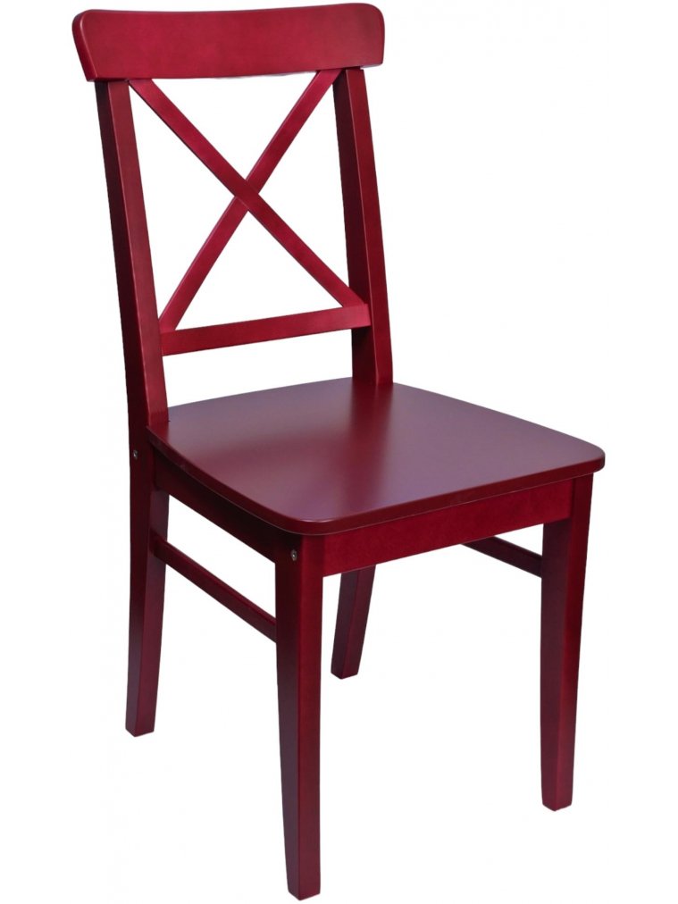 Деревянный стул Ингольф Ж Красный