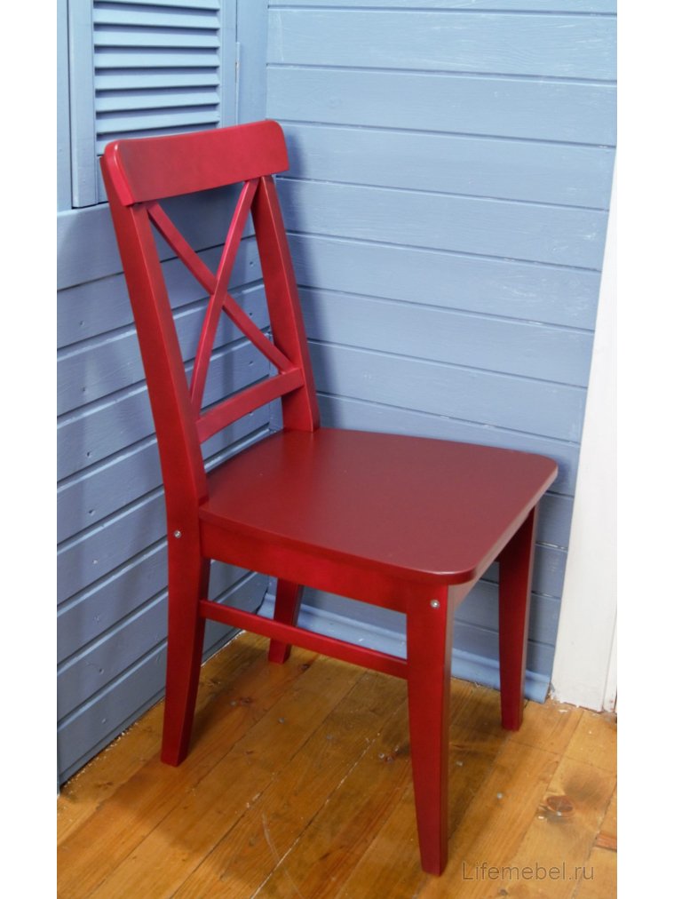Деревянный стул Ингольф Ж Красный
