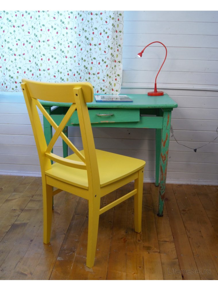 Деревянный стул Ингольф Ж желтый