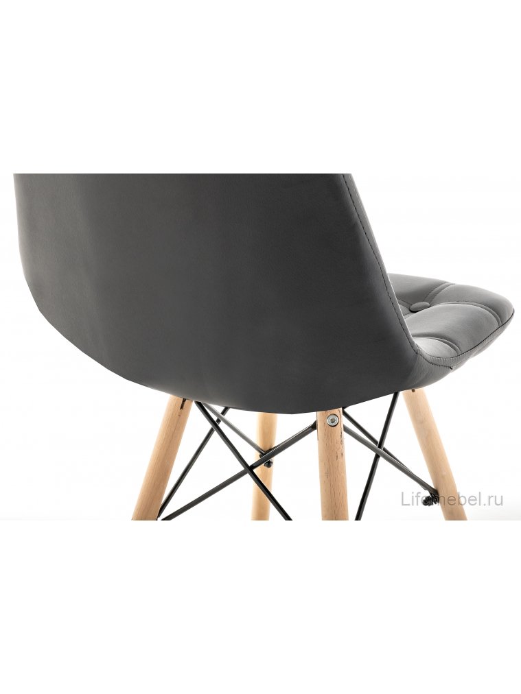 Деревянный стул Kvadro черный