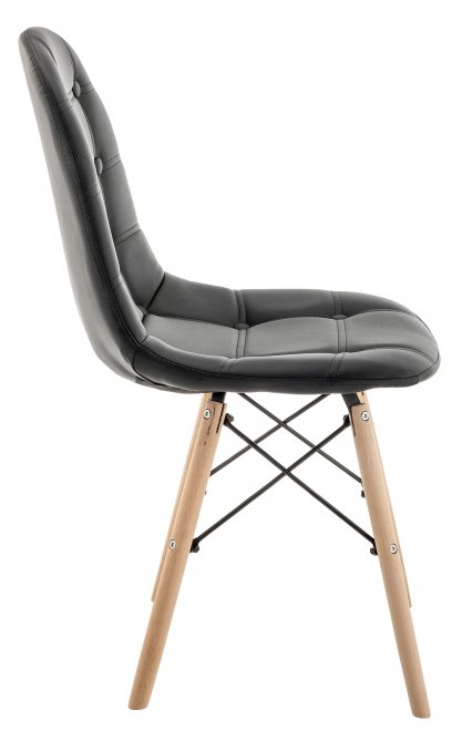 Деревянный стул Kvadro черный