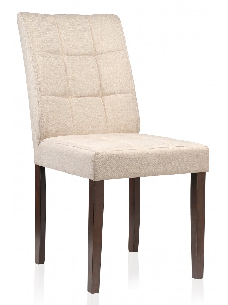 Стул Madina dark walnut / fabric cream