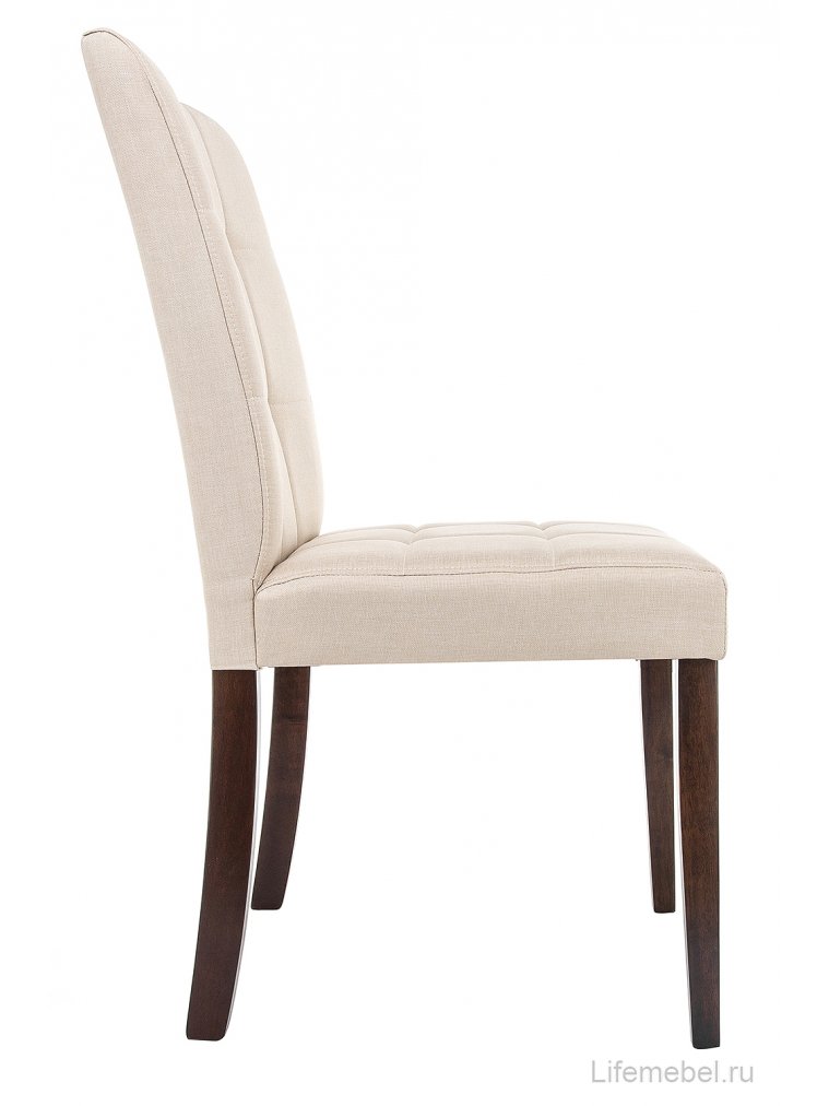 Стул Madina dark walnut / fabric cream
