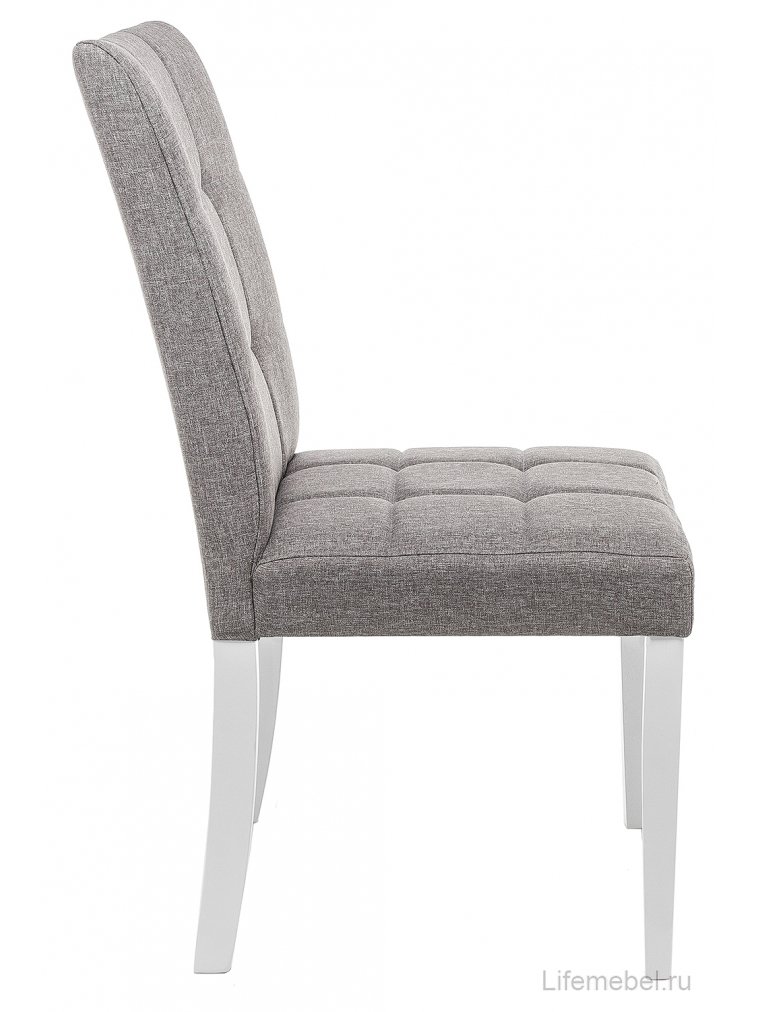 Стул Madina white / fabric pebble