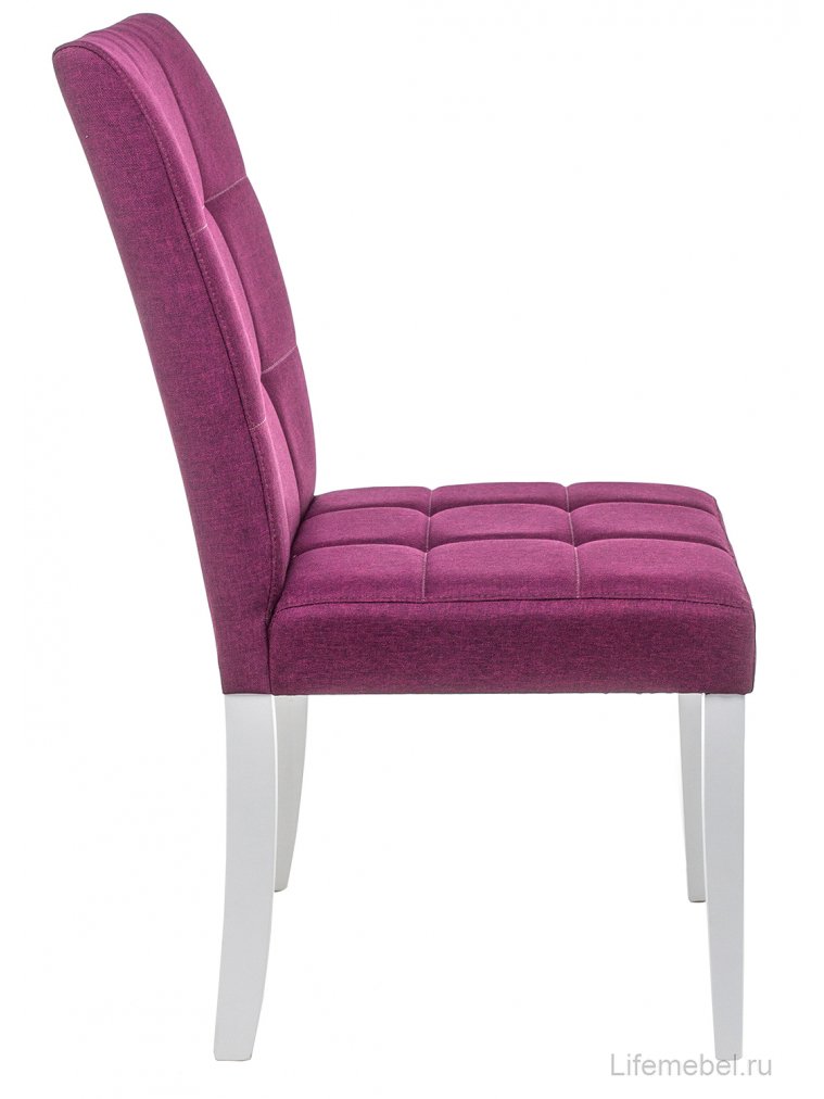Стул Madina white / fabric purple