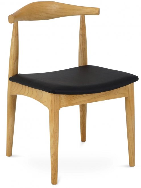 Деревянный стул стул Maple черный / коричневый