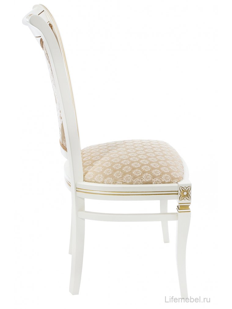 Стул Mariano молочный с патиной