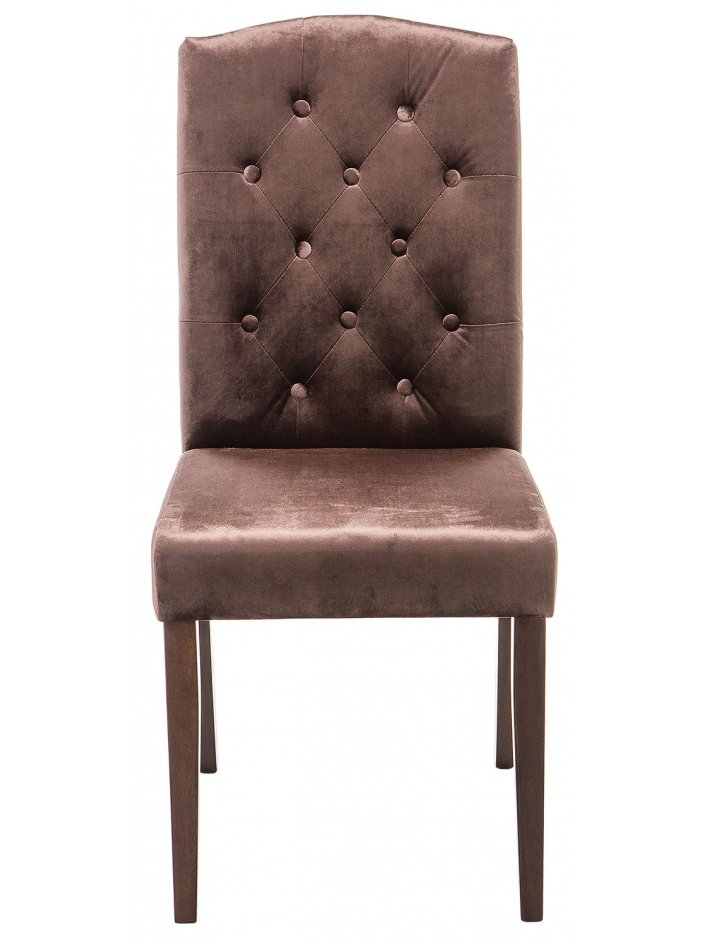 Стул Menson dark walnut / fabric brown