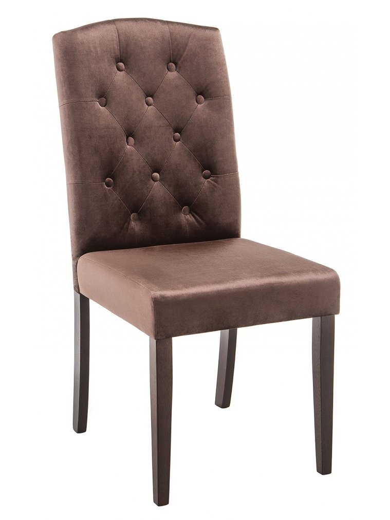 Стул Menson dark walnut / fabric brown