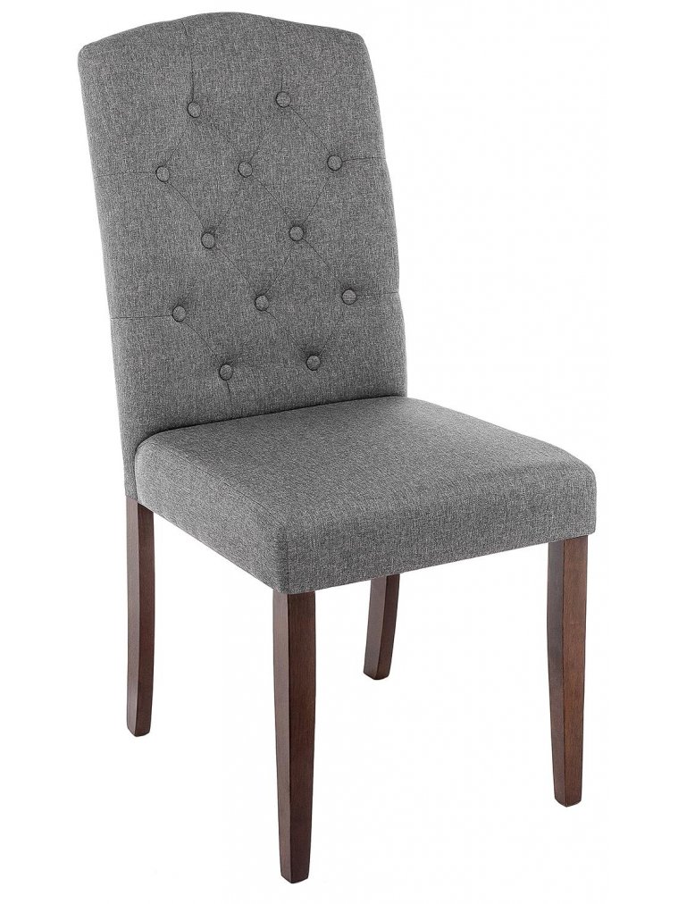 Стул Menson dark walnut / fabric grey