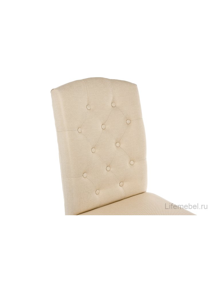 Стул Menson white / fabric сream