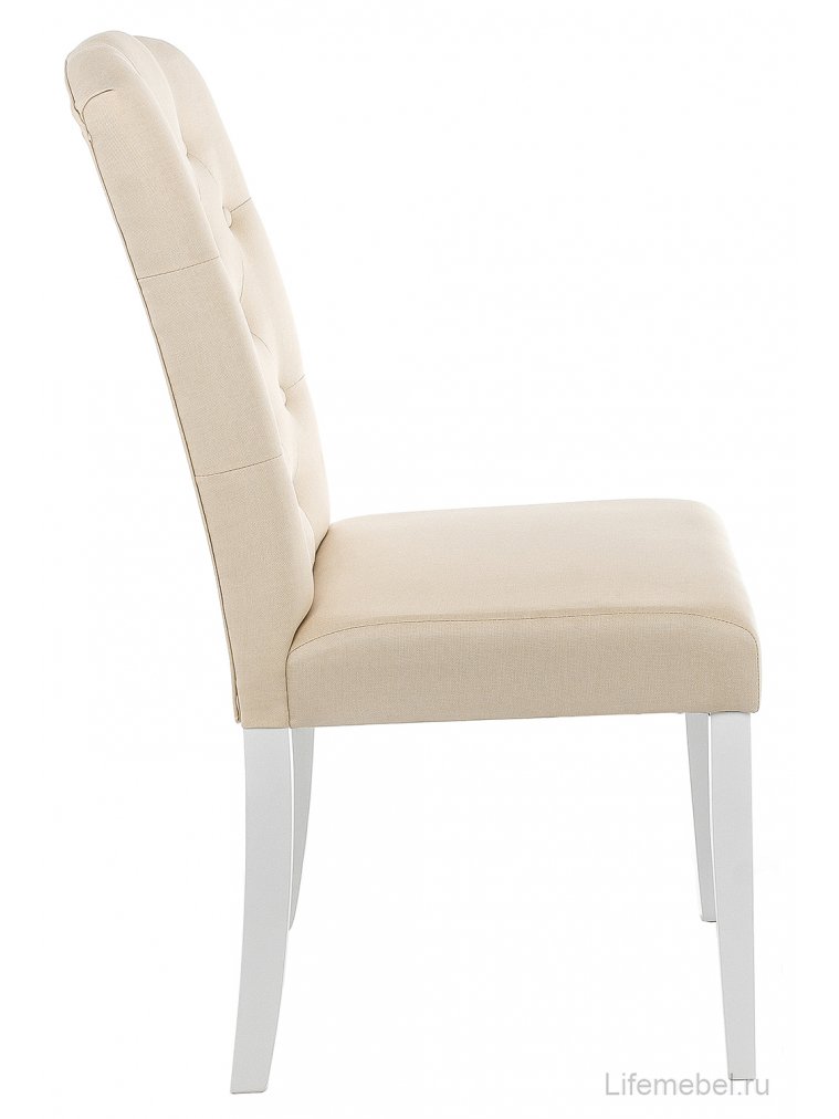 Стул Menson white / fabric сream