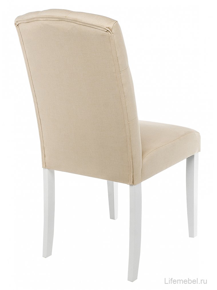 Стул Menson white / fabric сream