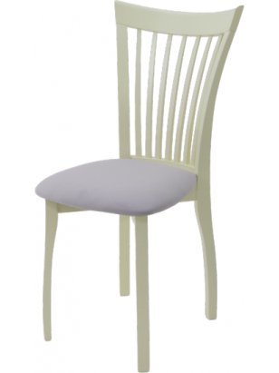 Деревянный стул Миранда слоновая кость / серый