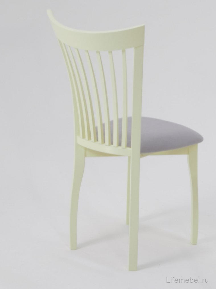 Деревянный стул Миранда слоновая кость / серый