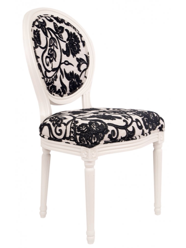 Стул Miro black-white CH-211-1