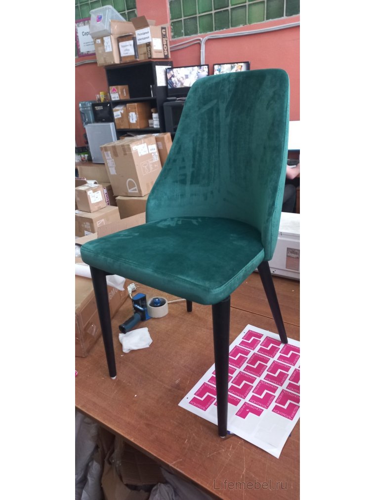 Деревянный стул Roxie зеленый