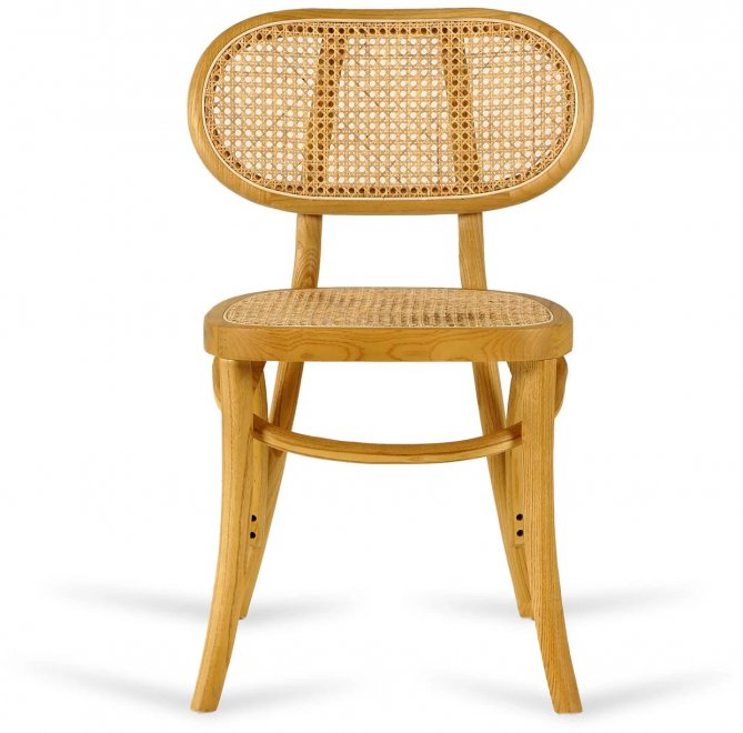 Деревянный стул Poltrona бежевый