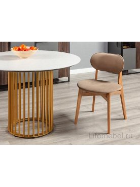 Деревянный стул Rasmus diag beige / натуральный бук
