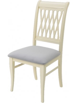 Деревянный стул Рич слоновая кость / серый