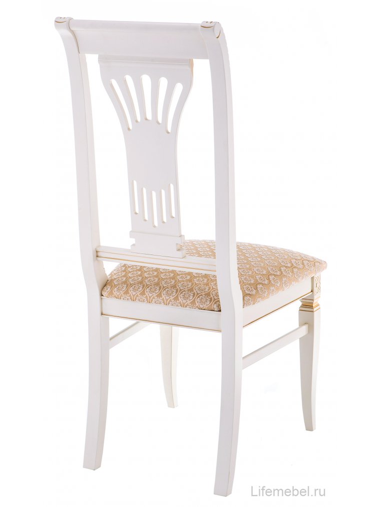 Стул Roy W/З молочный / патина