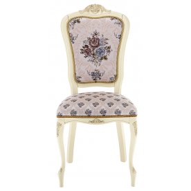 Стул Руджеро патина золото / молочный