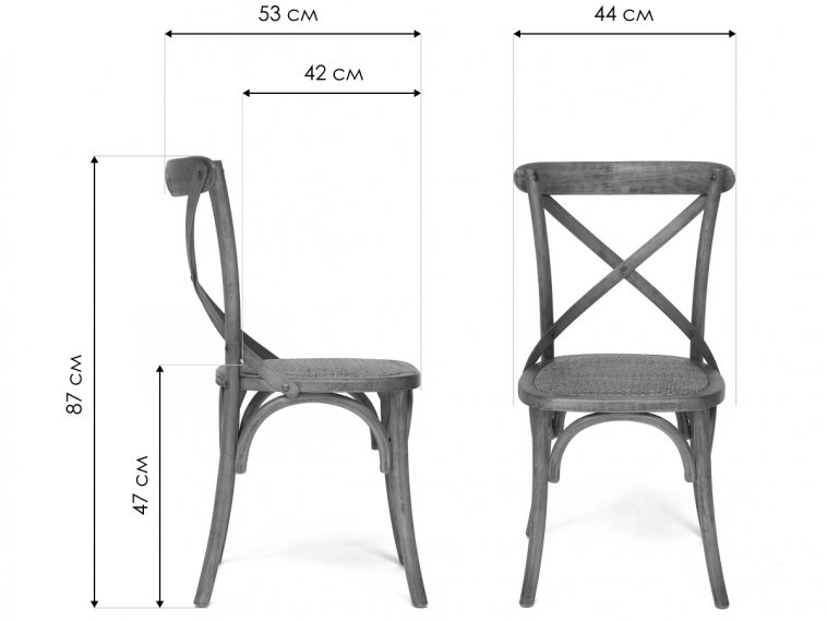 Стул Secret de Maison cross chair mod. CB2001 груша