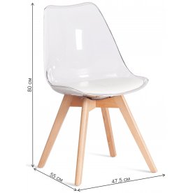 Деревянный стул Tulip mod. 73-1