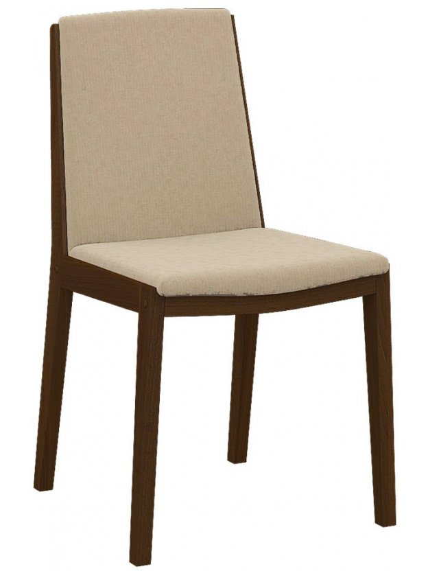 Деревянный стул Твит орех / бежевый