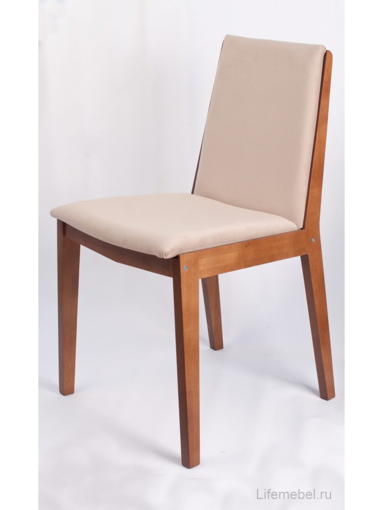 Деревянный стул Твит орех / бежевый