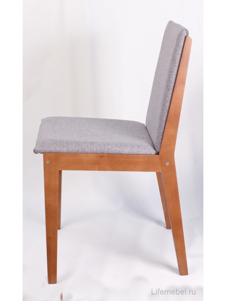 Деревянный стул Твит орех / серый