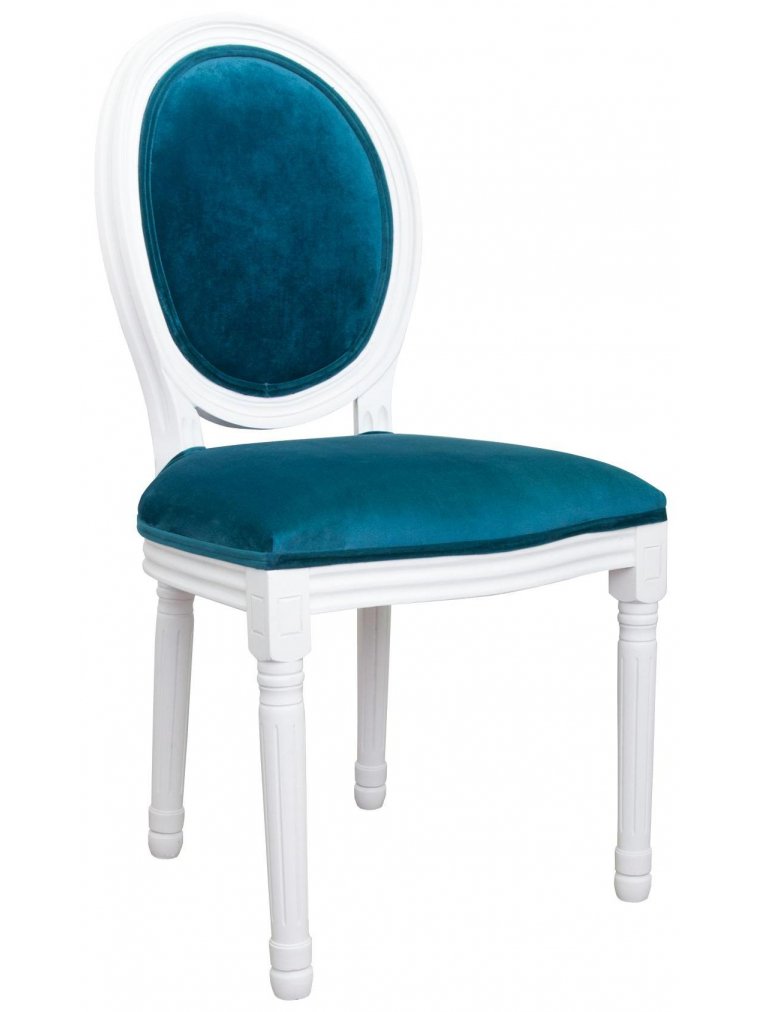 Деревянный стул Volker 5KS24501-BW blue / white