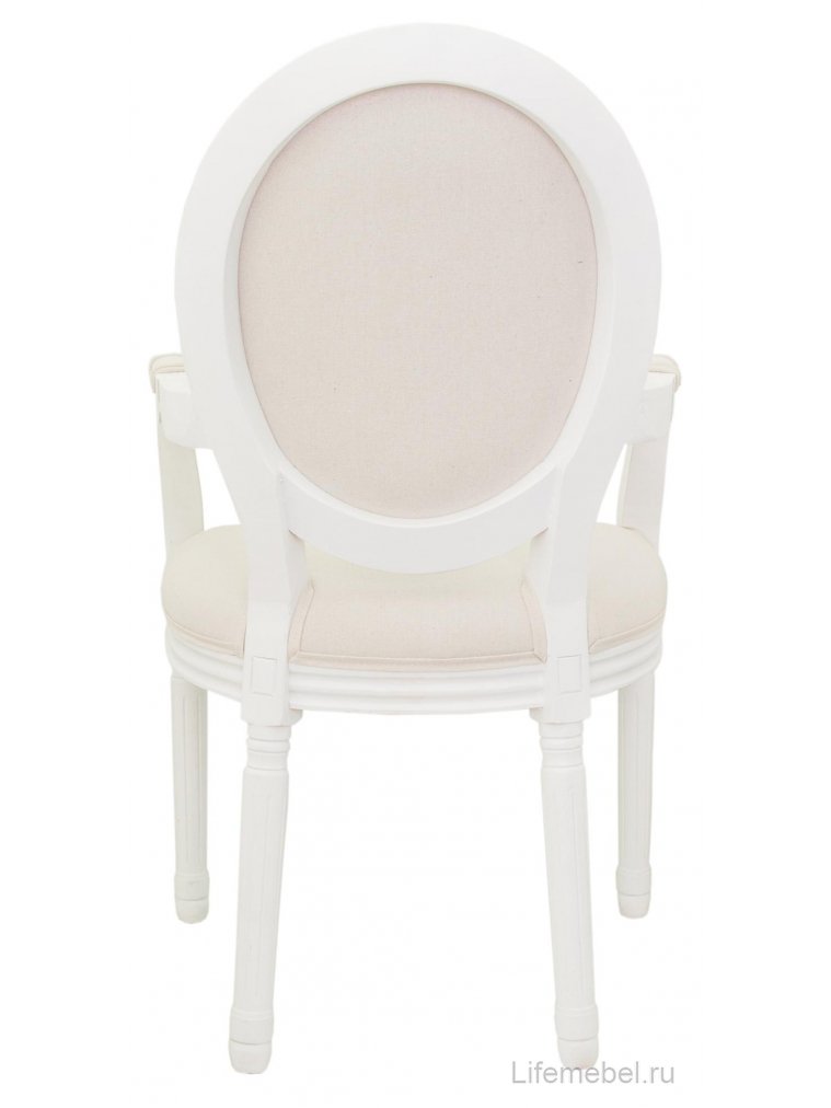 Стул Volker arm beige / white