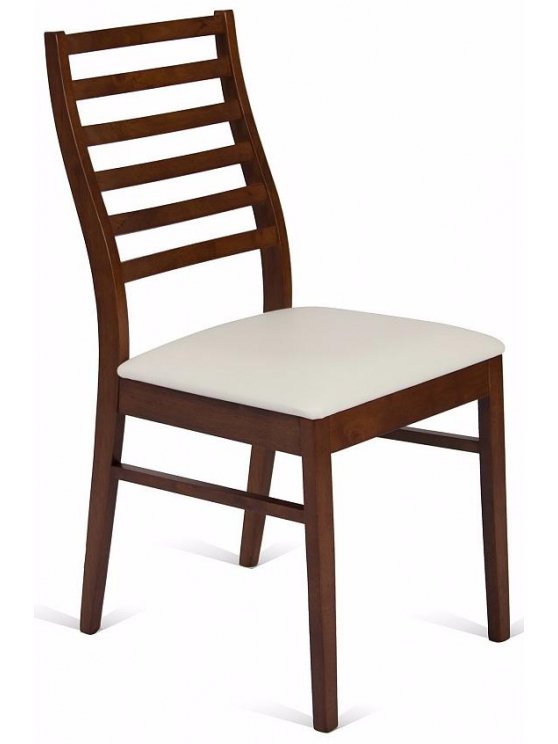 Стул Weg Colby walnut / pvc white