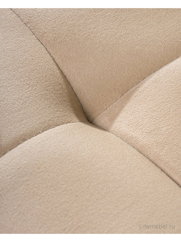 Комплект из "Стул на металлокаркасе Чилли бежевый / черный каркас", 4 шт