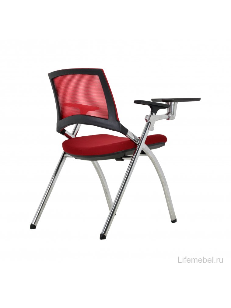 Комплект офисных кресел Chairman CH890 c пюпитром красный / 2 шт