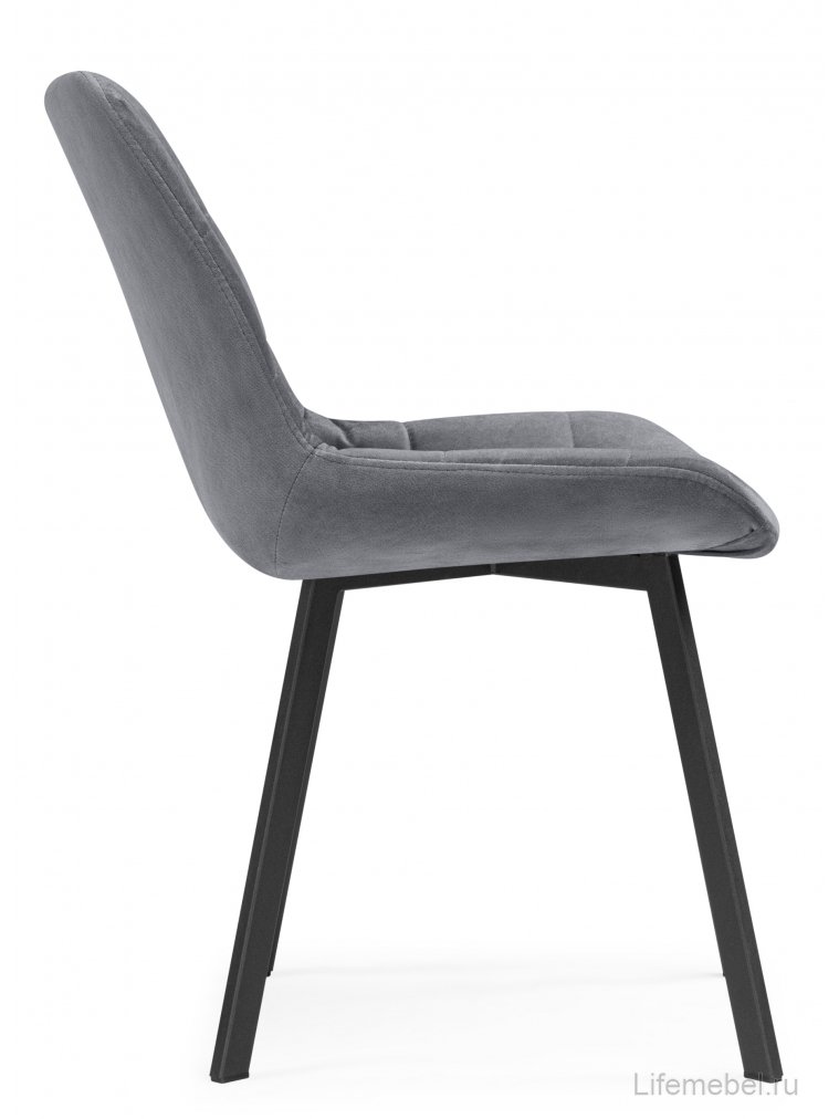 Комплект стульев крутящихся Форт 4 шт темно-серый / черный