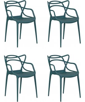 Комплект стульев Masters морской волны