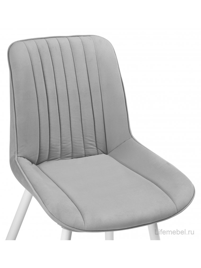 Комплект стульев Онда 4 шт светло-серый / белый