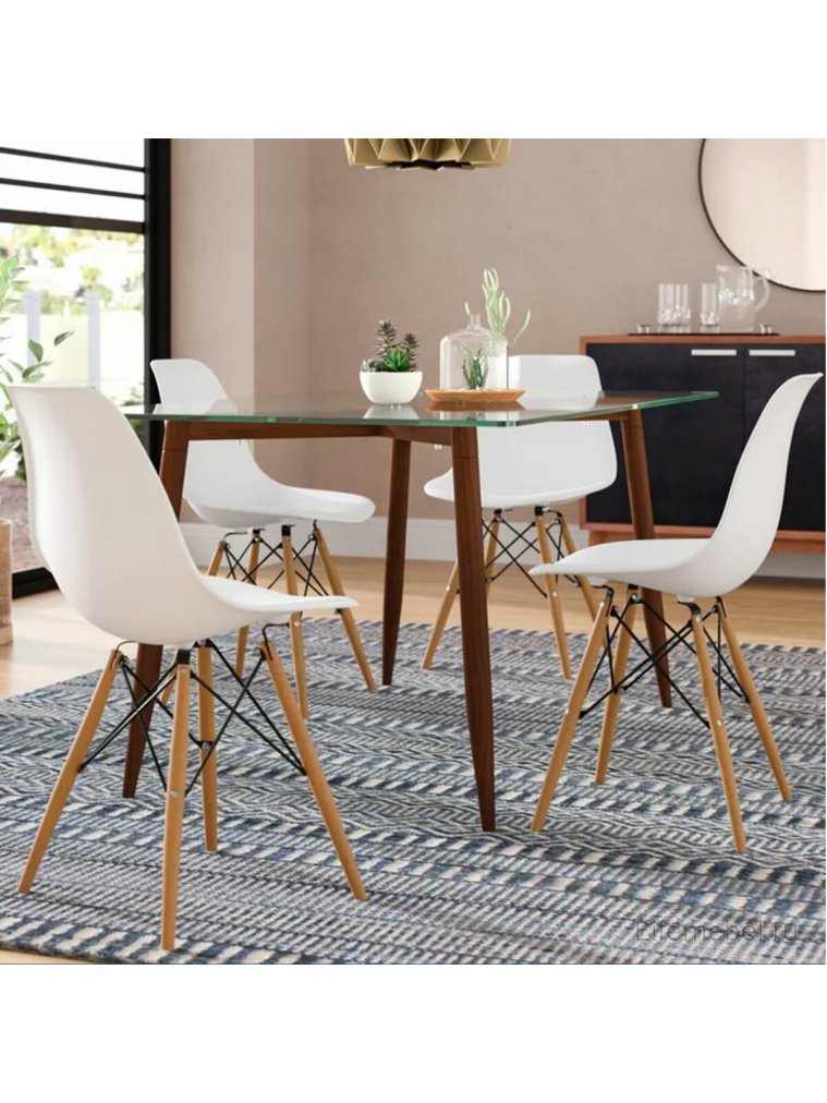 Комплект стульев на металлокаркасе Eames 532630