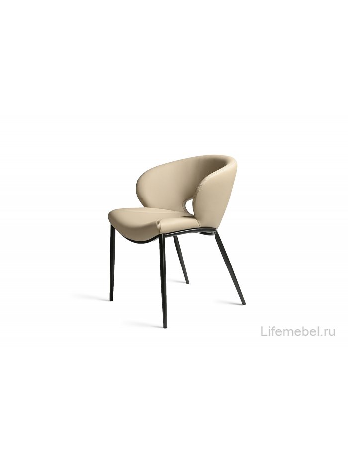 Кресло 160KD-80030 экокожа кремовый