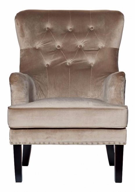 Кресло 24YJ-7004-06413 велюр бежевый