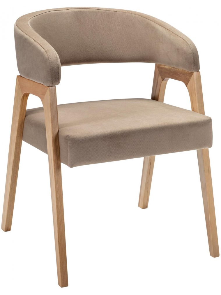 Кресло Baxter beige / натуральное