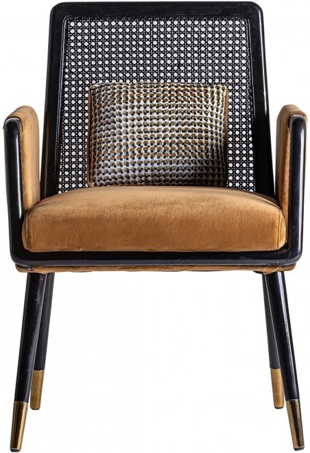 Кресло Brillion горчичное