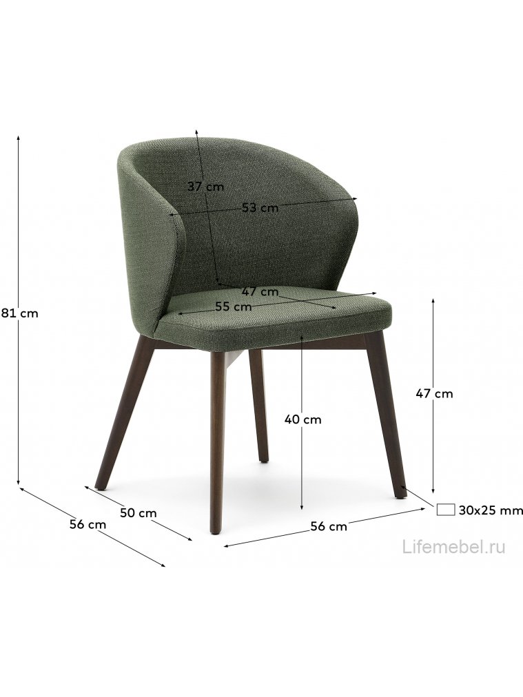 Кресло Darice зеленое